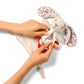 Rabbit Milly cuddly toy with a dummy holder | Plush | Babyono for Mamas & Papas LB - Christmas