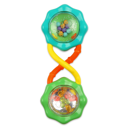 Rattle & Shake Barbell Toy | Rattle | Bright Starts for Mamas & Papas LB - 6hr