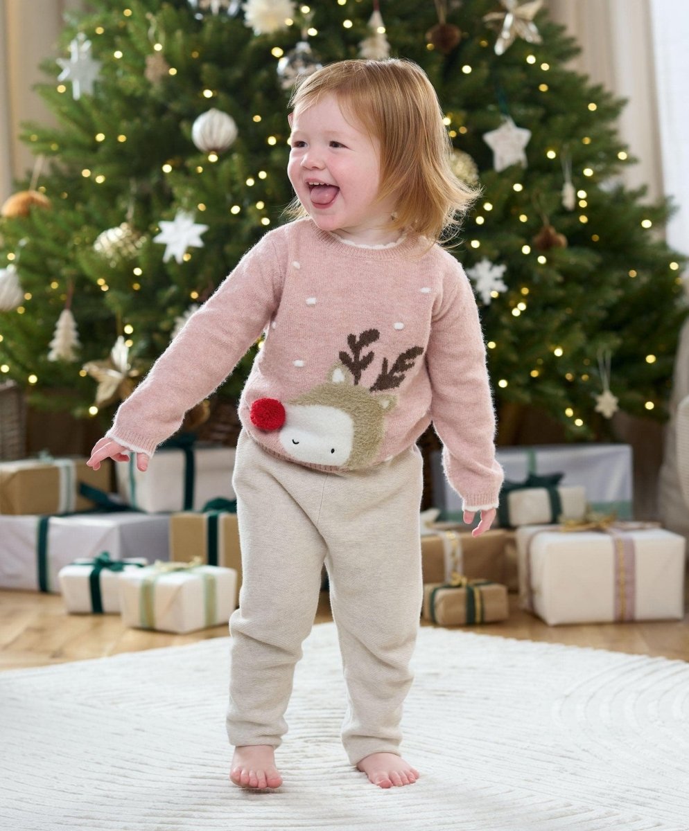 Reindeer Christmas Jumper | Pant | Mamas & Papas for Mamas & Papas LB - 6hr