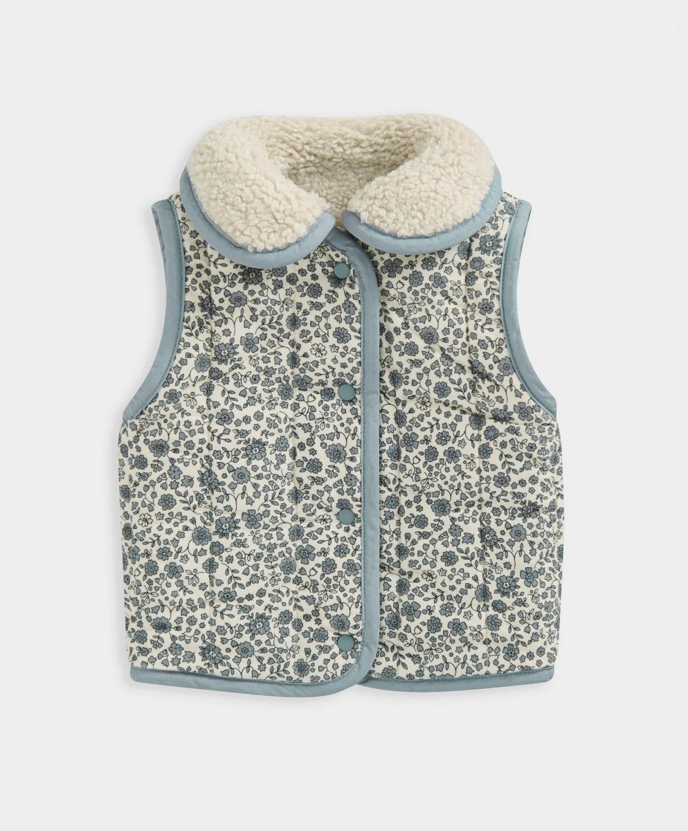 Reversible Borg Gilet | Jacket | Mamas & Papas for Mamas & Papas LB - 6hr
