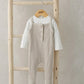 Ribbed Dungarees & Bodysuit Outfit Set - Oatmeal | Set | Mamas & Papas for Mamas & Papas LB - 6hr
