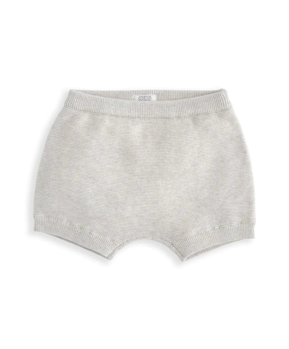 Ribbed Knit Cardigan & Shorts Set (2 Pieces) - Sand | Set | Mamas & Papas for Mamas & Papas LB - 6hr