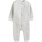 Ribbed Long - Sleeve Romper Grey | Romper | Mamas & Papas for Mamas & Papas LB - 6hr