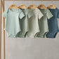 Ribbed Short - Sleeve Bodysuits (Set of 5) - Blue | Bodysuit | Mamas & Papas for Mamas & Papas LB - 6hr