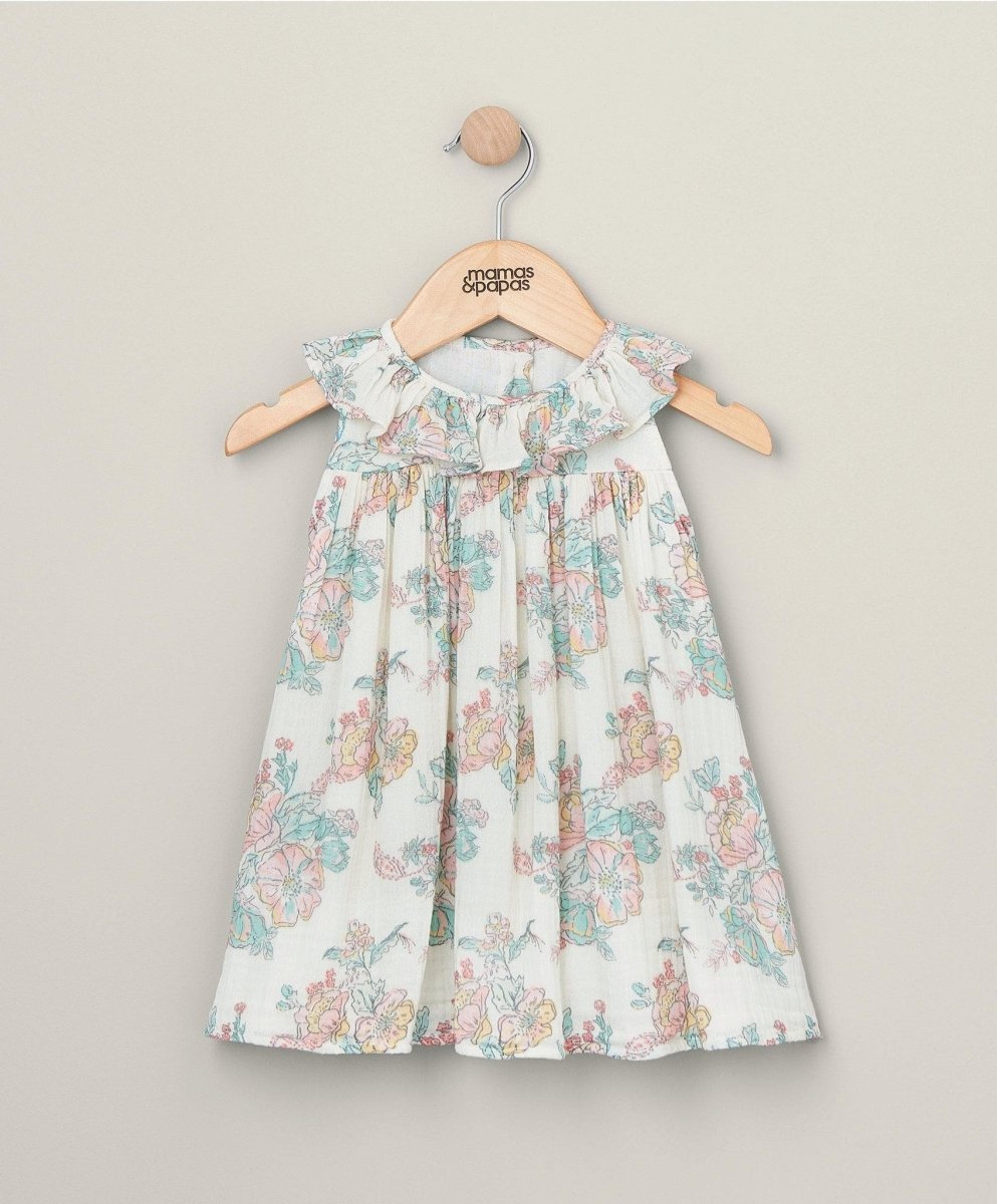 Rose Scallop Collar Dress | Dress | Mamas & Papas for Mamas & Papas LB - 6hr