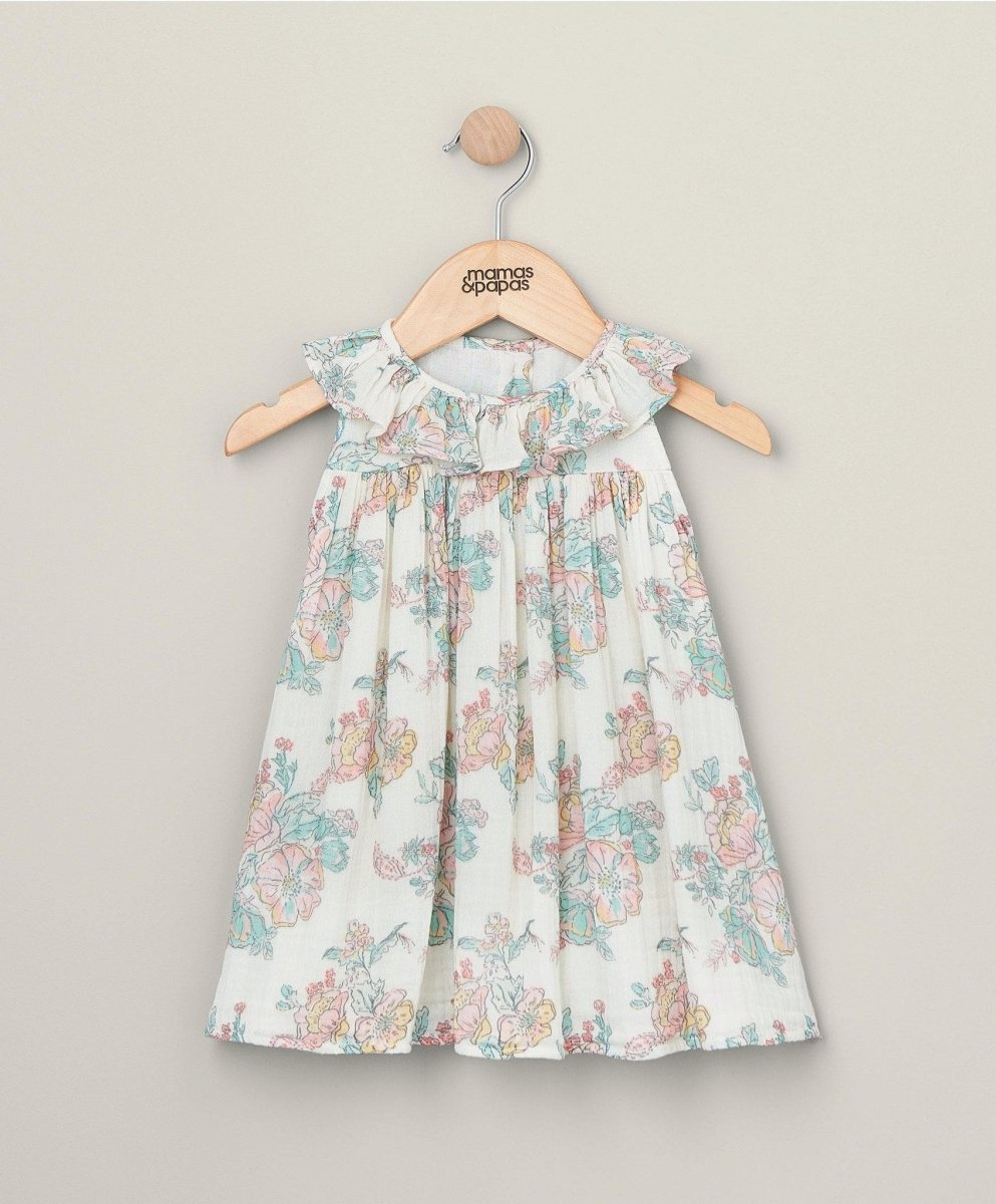 Rose Scallop Collar Dress | Dress | Mamas & Papas for Mamas & Papas LB - 6hr