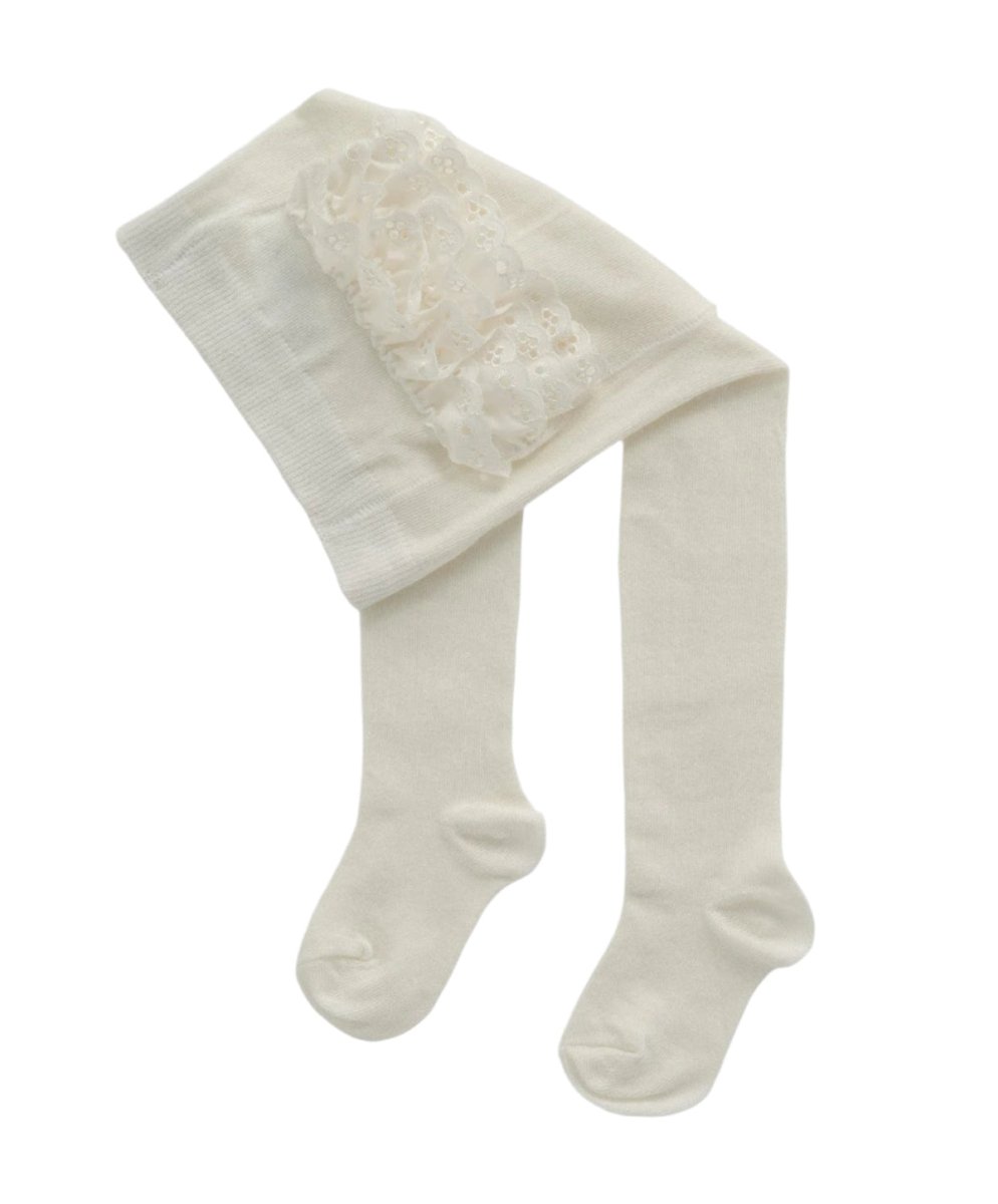 Ruffle Frill Tights Off - White | Tight | Mamas & Papas for Mamas & Papas LB - 6hr