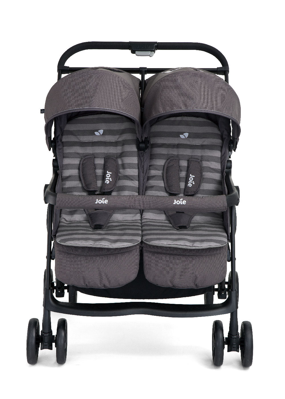 Joie Aire Twin Stroller Side By Side - Dark Pewter | Mamas & Papas, Babies, Nursing, Twin Stroller