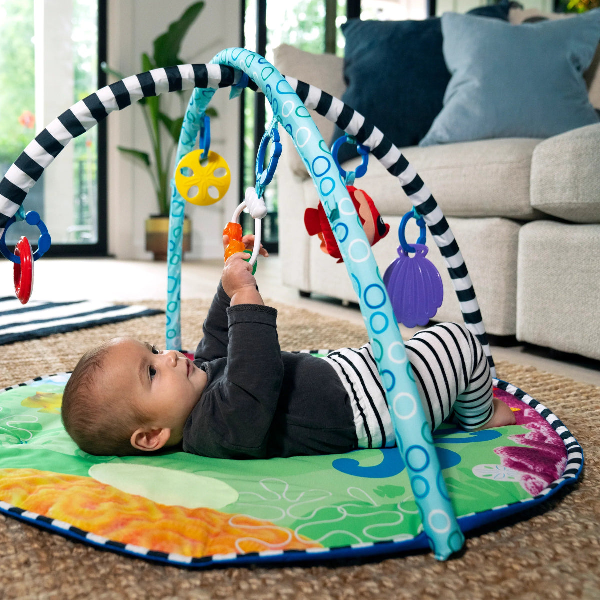 Sea Floor Explorers 2 - in - 1 Water Mat Play Gym | Water Mat | Baby Einstein for Mamas & Papas LB - Activity & Sensory Toys