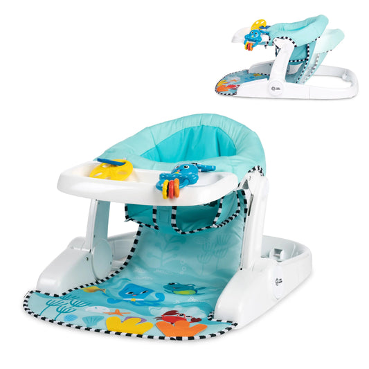 Sea of Support 2 - in - 1 Sit - Up Floor Seat, Ages 4m+ | Booster Seat | Bright Starts for Mamas & Papas LB - Boosters
