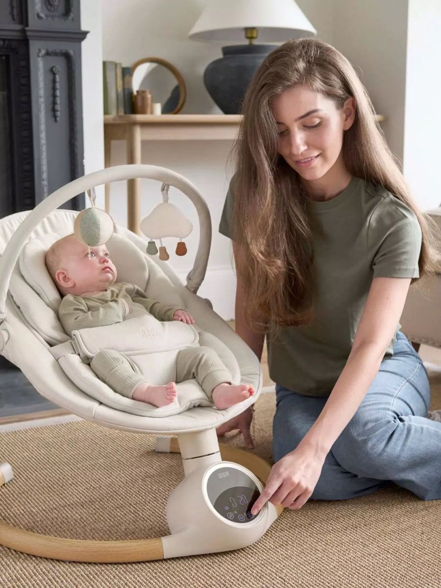 Serina 2 - in - 1 Swing/Rocker - Walnut | Swing | Joie for Mamas & Papas LB - Furniture & Nursery