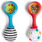 Shake & Groove Toy Maracas for Baby, Instrument Toy Baby Rattle with Soft Ends | Rattle | Baby Einstein for Mamas & Papas LB - 6hr
