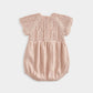 Short Sleeve Knit Romper - Pink | Romper | Mamas & Papas for Mamas & Papas LB - 6hr