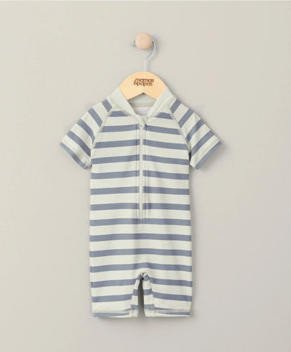 Short Sleeve Rashsuit Swimwear - Stripe | Swimsuit | Mamas & Papas for Mamas & Papas LB - 6hr
