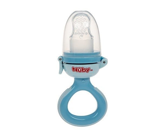 Silicone Nibbler 6m+ Blue | Food Feeder | Nuby for Mamas & Papas LB - 6hr
