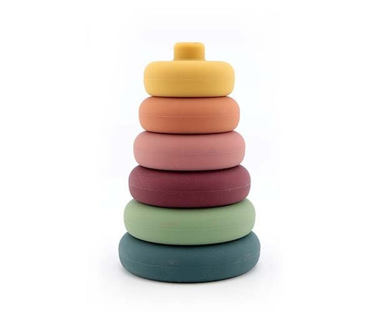 Silicone Stacking Rings 6m+ | Activity Toy | Nuby for Mamas & Papas LB - 6hr