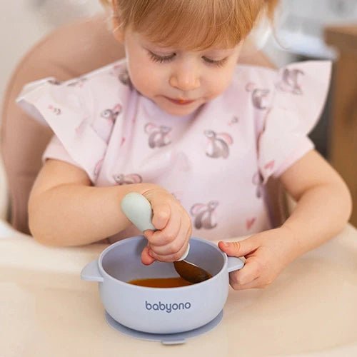 Silicone suction bowl with lid | Suction Bowl | Babyono for Mamas & Papas LB - Christmas