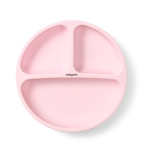 Silicone Suction Plate Pink | Plate | Babyono for Mamas & Papas LB - Cultery & Plates