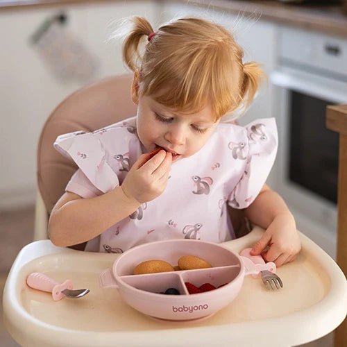 Silicone suction plate with lid | Suction Plate | Babyono for Mamas & Papas LB - Christmas