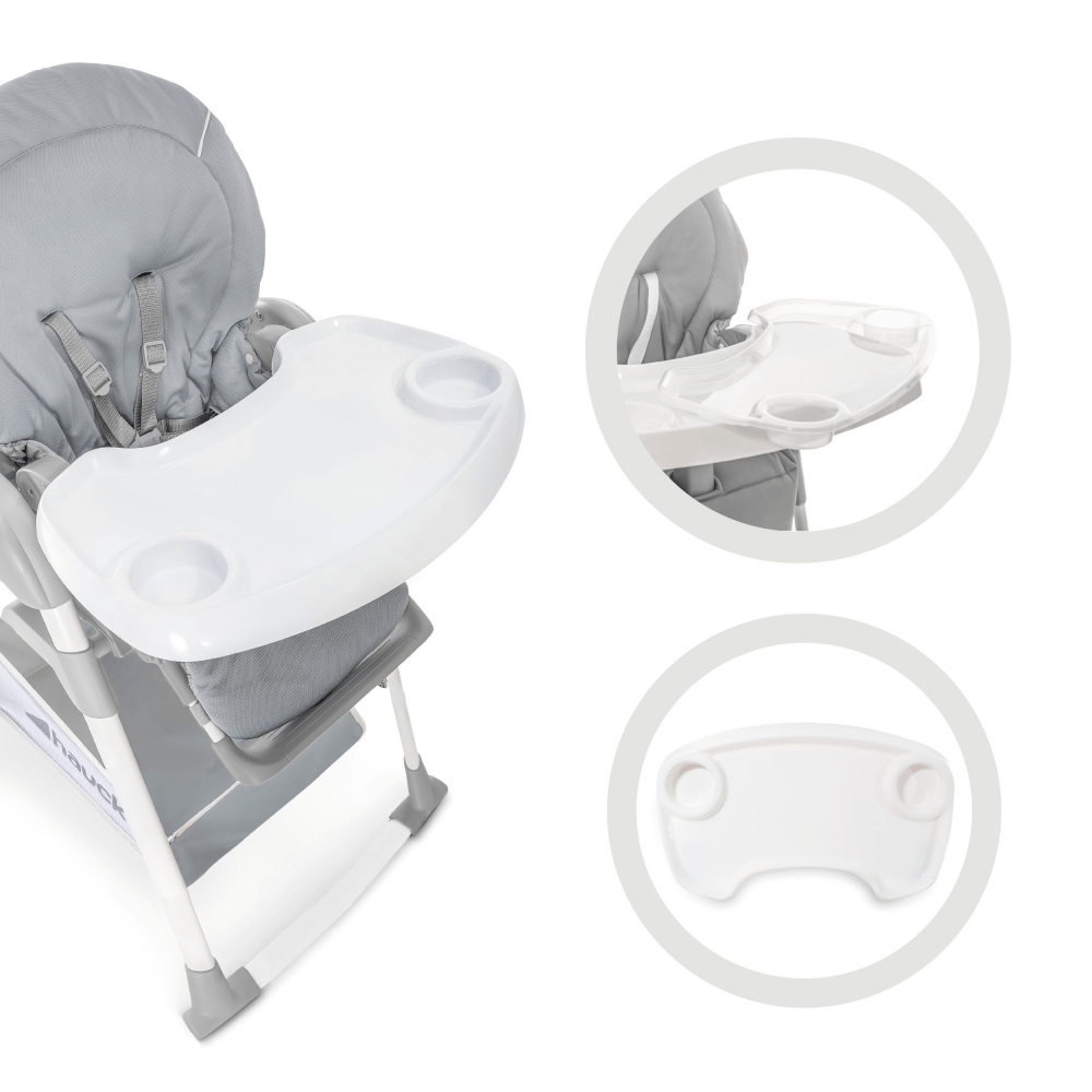 Sit N Relax 3 - in - 1 Highchair - Stretch Grey | High Chair | Hauck for Mamas & Papas LB - Feeding & Weaning