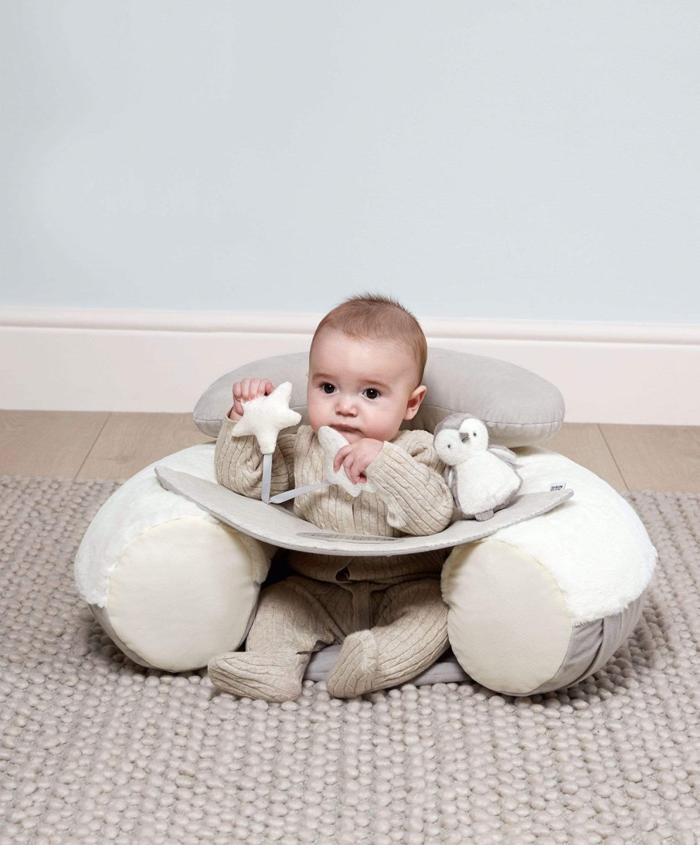 Sit & Play Baby Floor Seat - Wish Upon A Cloud | Playmat & Gym | Mamas & Papas for Mamas & Papas LB - 6hr