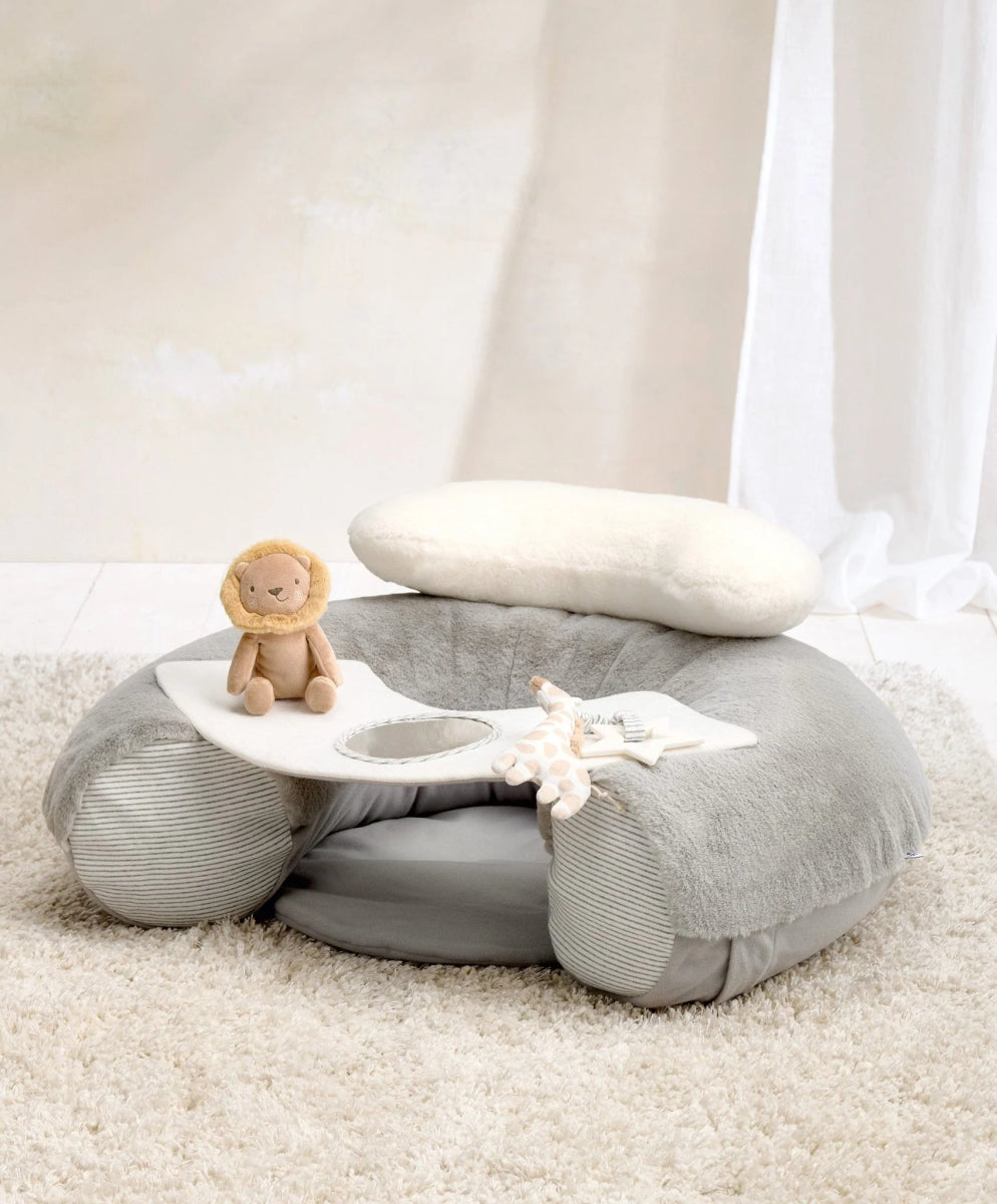 Sit & Play - Welcome To The World Grey | Playmat & Gym | Mamas & Papas for Mamas & Papas LB - 6hr