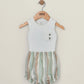 Sleeveless Bodysuit & Shorts Outfit Set | Set | Mamas & Papas for Mamas & Papas LB - 6hr