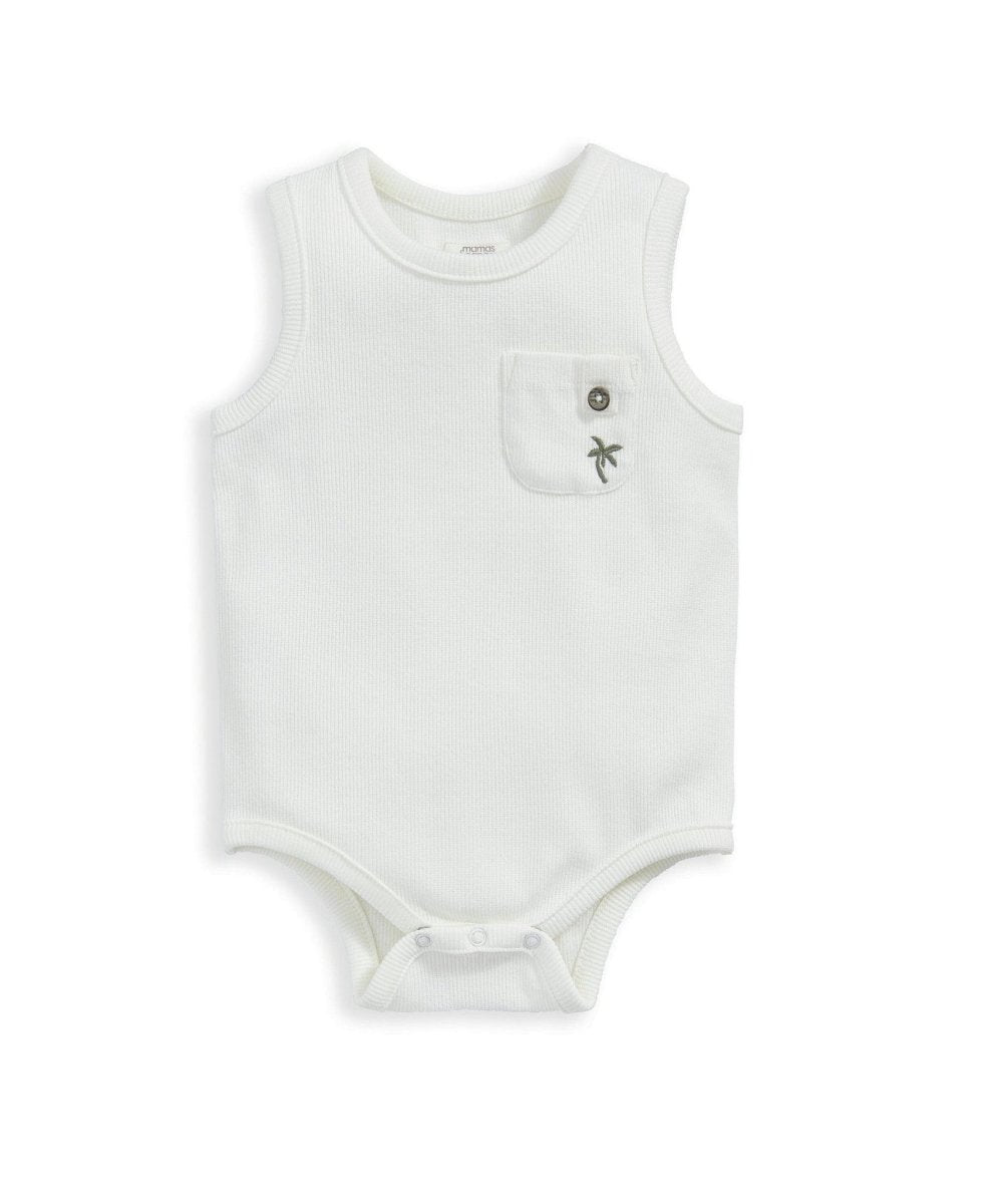 Sleeveless Bodysuit & Shorts Outfit Set | Set | Mamas & Papas for Mamas & Papas LB - 6hr