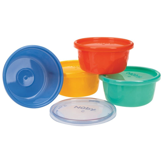 Snack Bowl Set 240ml 3m+ Pack of 4 Default Title | Bowl | Nuby for Mamas & Papas LB - 6hr