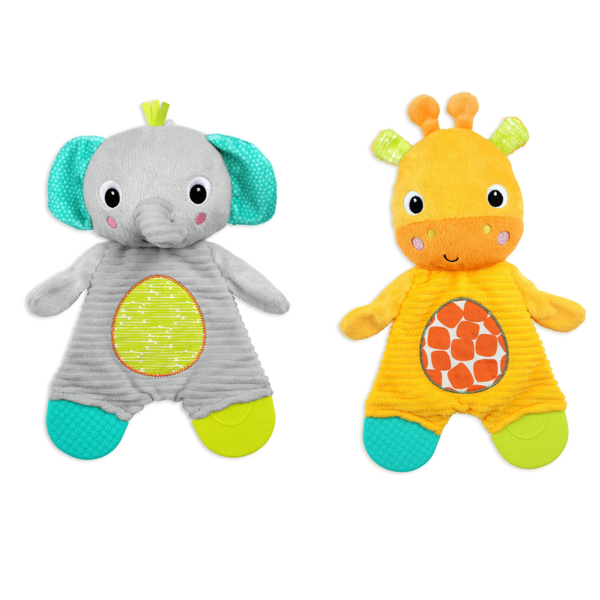 Snuggle & Teethe Plush Teether Toy, Assortment | Teether Plush | Bright Starts for Mamas & Papas LB - 6hr