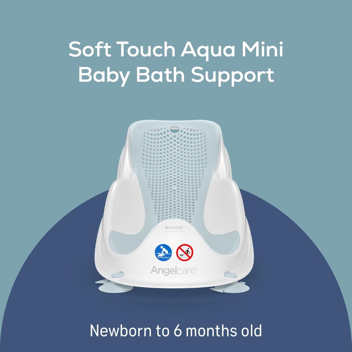 Soft Touch Mini Bath Support | Bath Support | Angelcare for Mamas & Papas LB - Baby Bath Seats & Supports