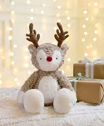 Soft Toy Reindeer Beanie | Car Seat | Mamas & Papas for Mamas & Papas LB - 6hr