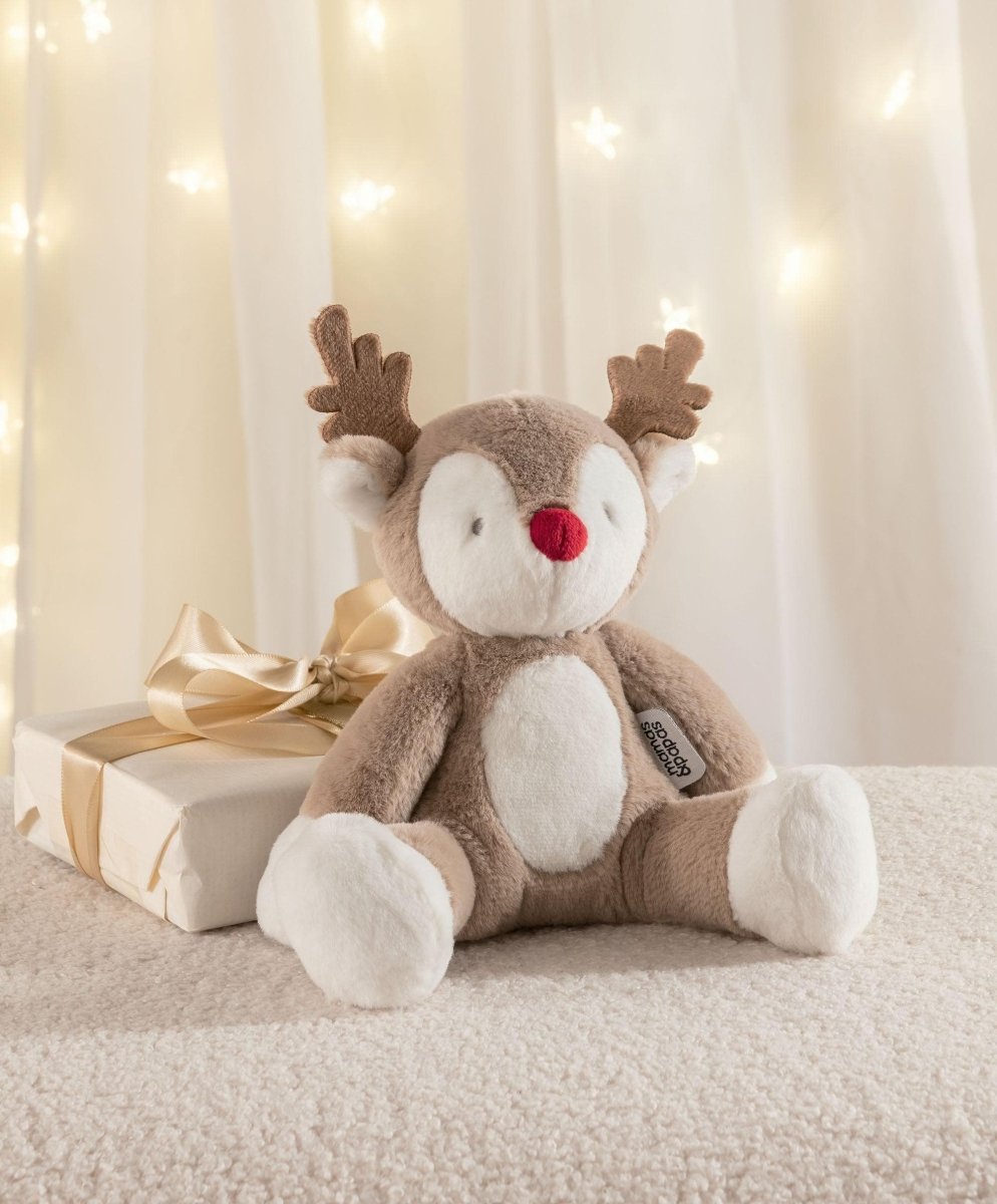 Soft Toy Reindeer Beanie | Car Seat | Mamas & Papas for Mamas & Papas LB - 6hr
