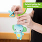 SootheMate Plush Elephant Teether Toy with Detachable Silicone Teether | Teether | Bright Starts for Mamas & Papas LB - 6hr