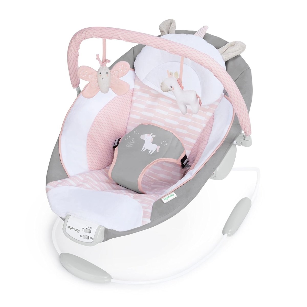 Soothing Baby Bouncer Infant Seat with Vibrations | Bouncer | Ingenuity for Mamas & Papas LB - Activity & Sensory Toys