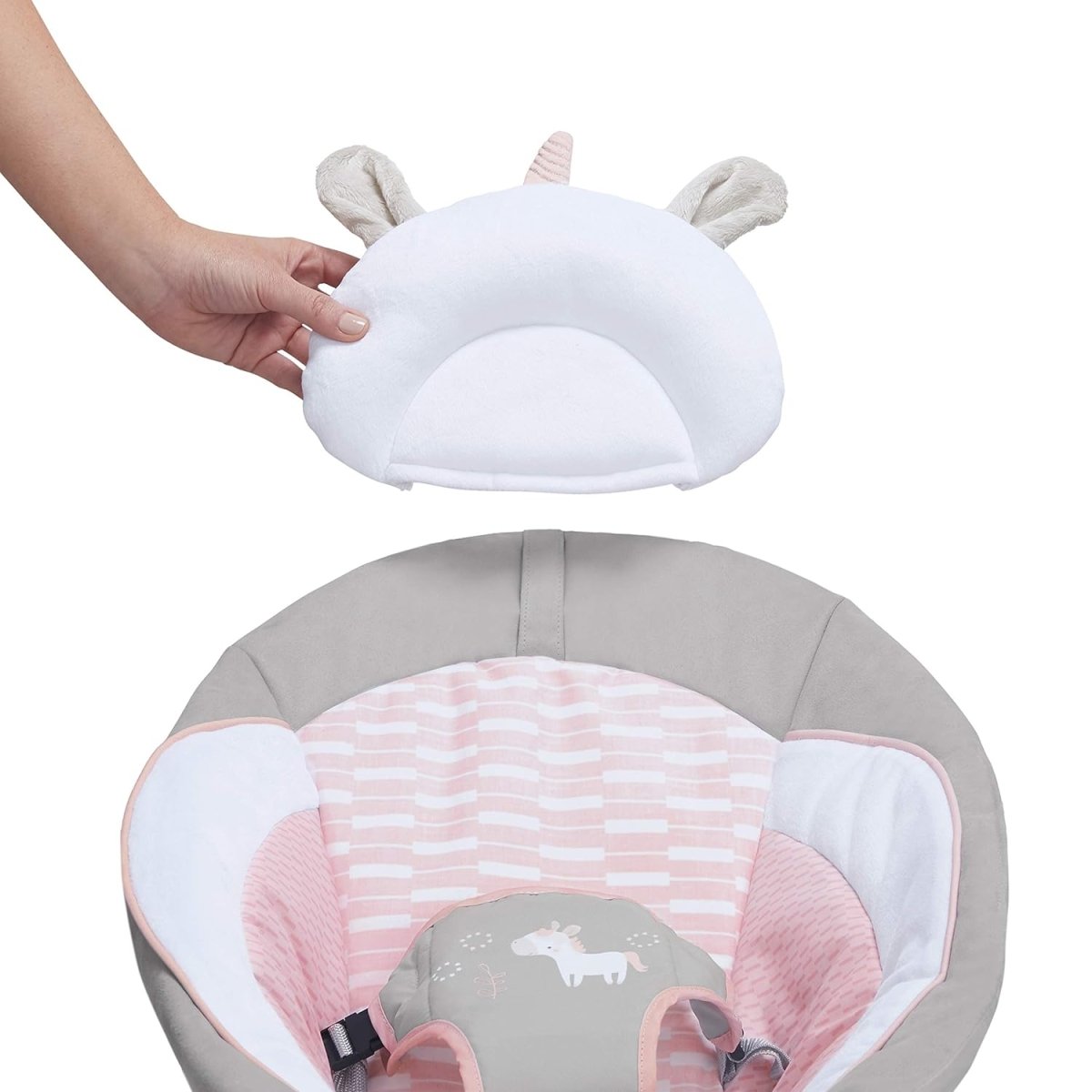 Soothing Baby Bouncer Infant Seat with Vibrations | Bouncer | Ingenuity for Mamas & Papas LB - Activity & Sensory Toys