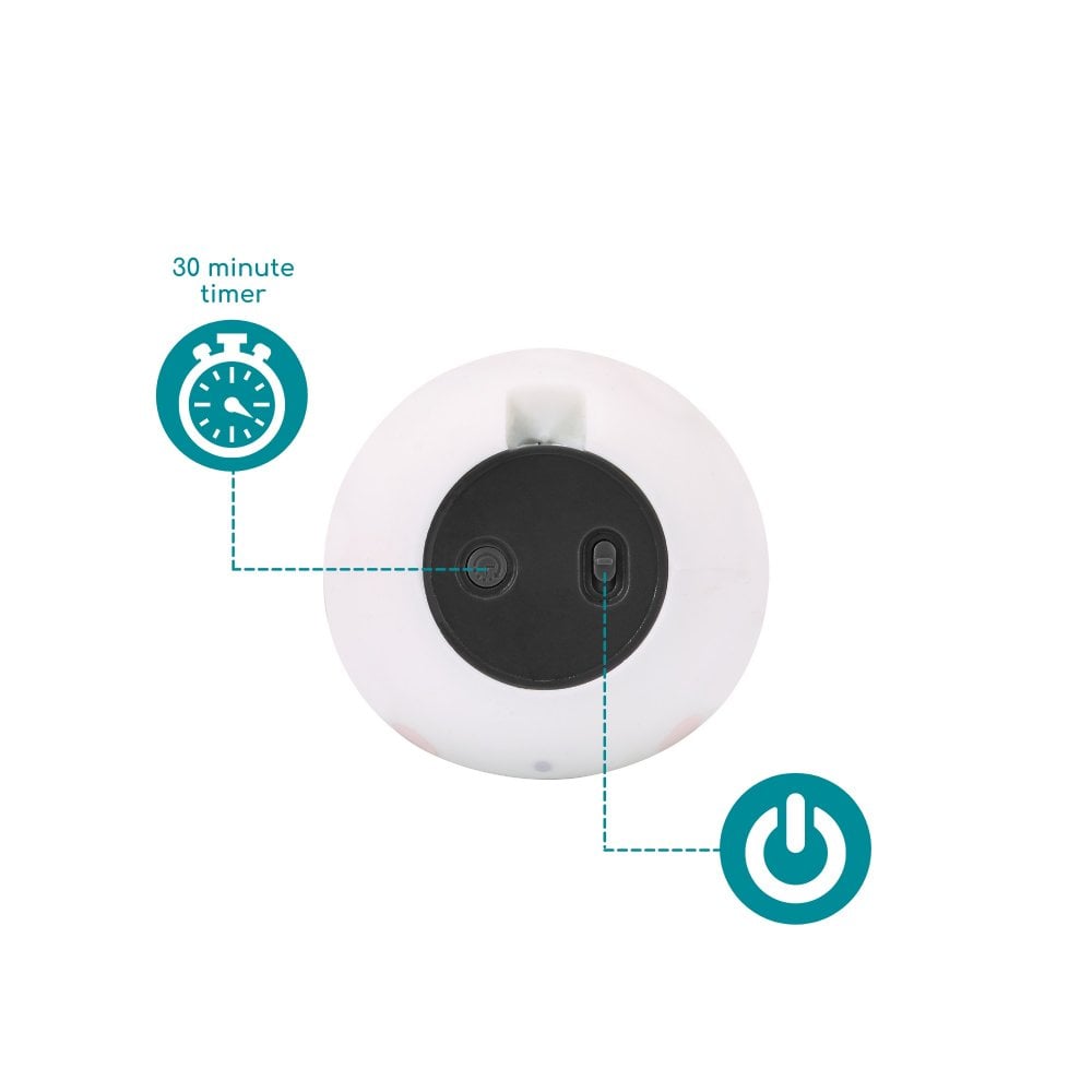 Squeezy Night Light - Grey | Night Light | Babymoov for Mamas & Papas LB - 6hr