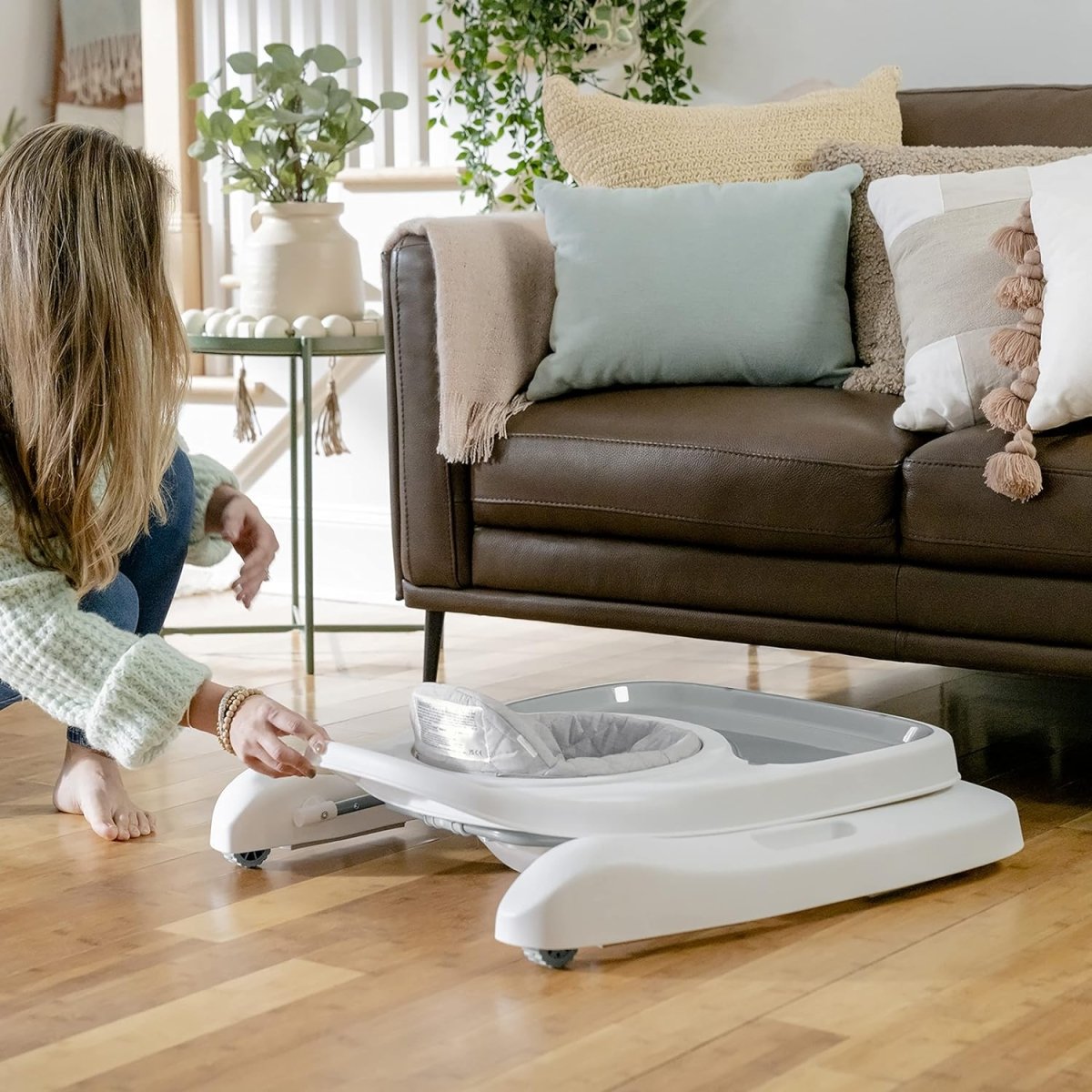 Step & Sprout 3 - in - 1 Foldable Baby Activity Walker First Forest | Walker | Ingenuity for Mamas & Papas LB - Activity & Sensory Toys