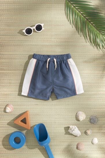 Stripe Board Shorts - Blue | Short | Mamas & Papas for Mamas & Papas LB - 6hr