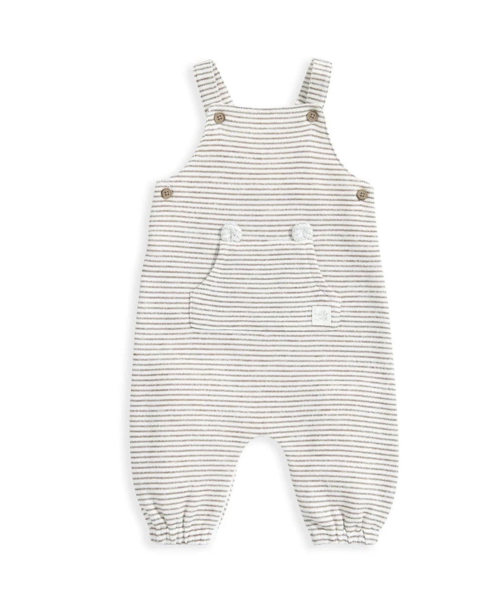 Stripe Dungarees & Bodysuit Outfit Set | Dungaree | Mamas & Papas for Mamas & Papas LB - 6hr