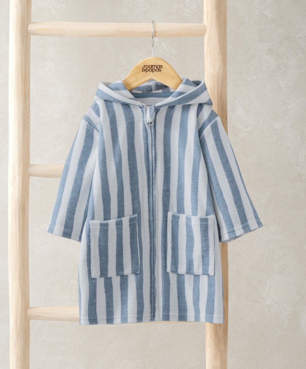 Striped Hood Poncho | Towel | Mamas & Papas for Mamas & Papas LB - 6hr