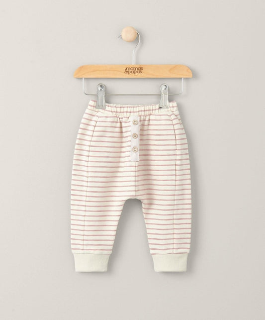 Striped Joggers - Cream | Pant | Mamas & Papas for Mamas & Papas LB - 6hr