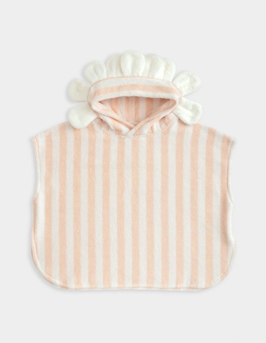 Striped Sleeveless Hood Poncho | Towel | Mamas & Papas for Mamas & Papas LB - 6hr