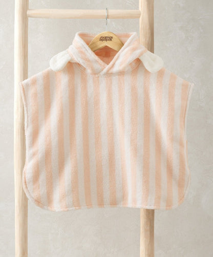 Striped Sleeveless Hood Poncho | Towel | Mamas & Papas for Mamas & Papas LB - 6hr