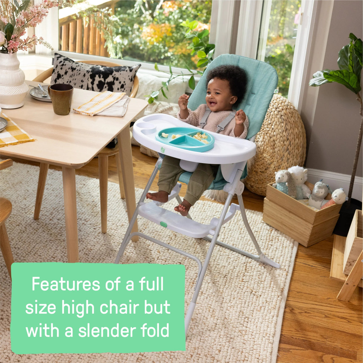 Sun Valley Compact Folding High Chair | High Chair | Ingenuity for Mamas & Papas LB - Christmas
