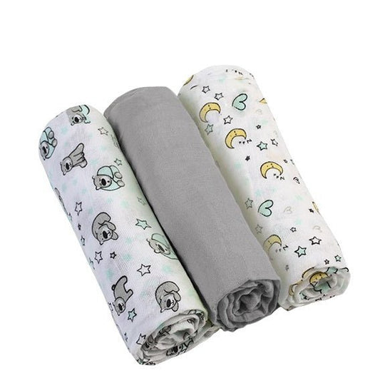 Super Soft Muslin Diapers 70X70cm | Swaddling Blanket | Babyono for Mamas & Papas LB - 6hr