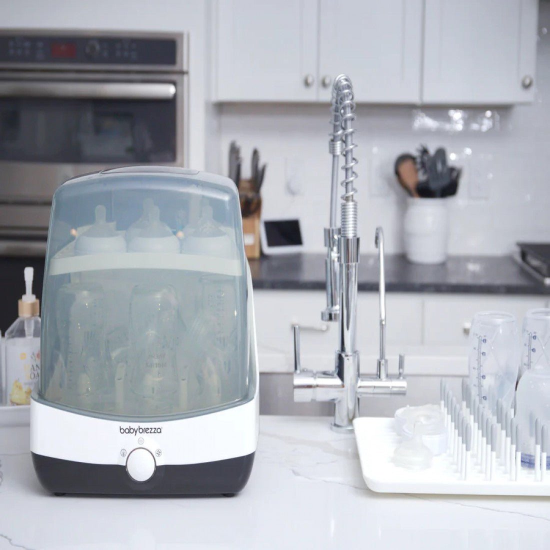 Superfast Sterliser - Dryer | Sterilizer | Baby Brezza for Mamas & Papas LB - Bottle Feeding