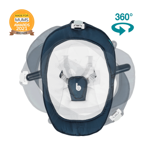 Swoon Air 360 Baby Bouncer {Display} | Bouncer | Babymoov for Mamas & Papas LB - Sleeping Toys