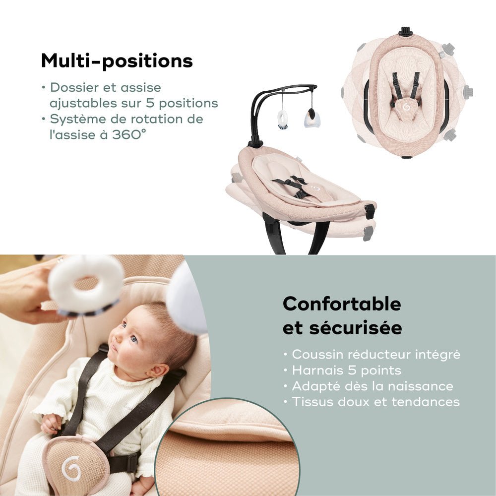 Swoon Evolution Connect App - enabled - Mocca | Baby Monitor | Babymoov for Mamas & Papas LB - category