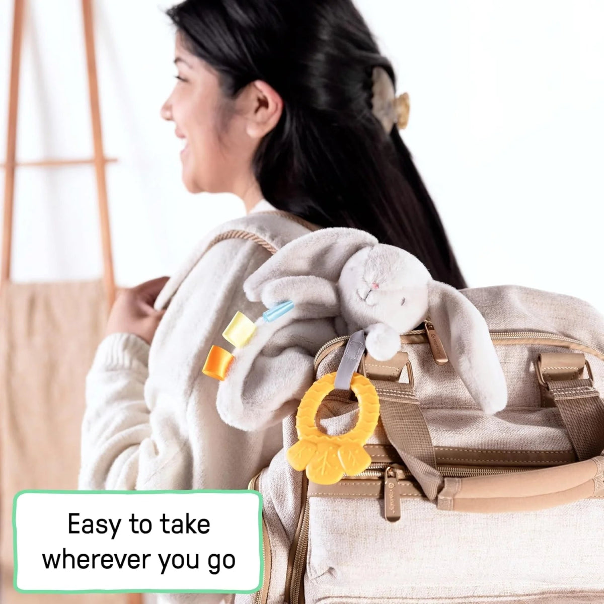 Sylvi Plush Lovey Baby Teether | Teether Plush | Ingenuity for Mamas & Papas LB - 6hr